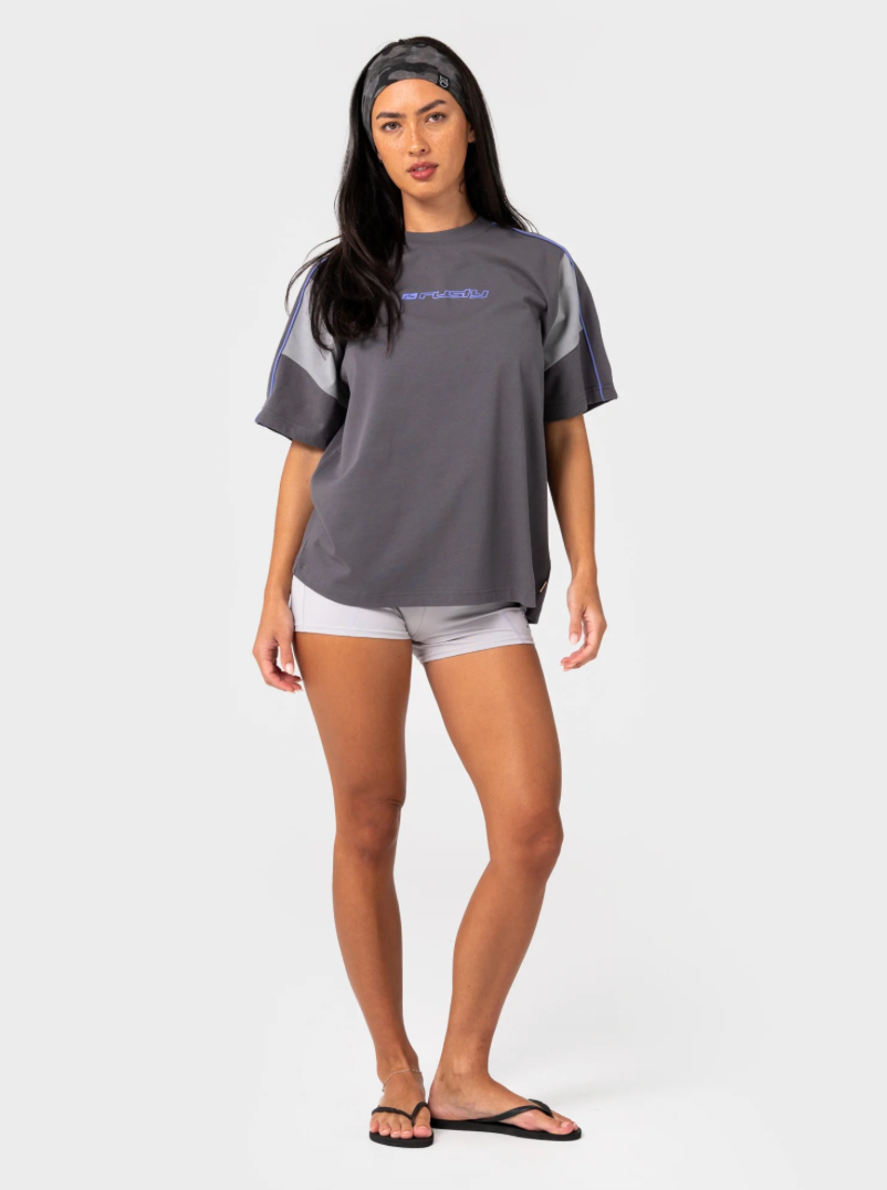 Rusty New Break 220 Oversize Tee Carbon