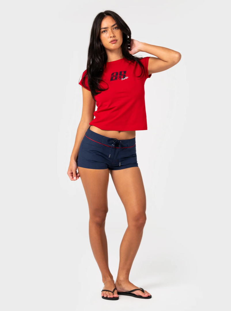 Rusty Low Rise Short Navy Blue