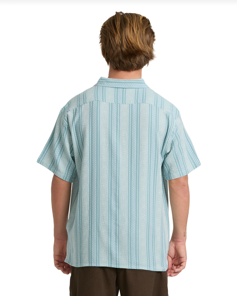 Billabong Sundays Jacquard SS Slit Green
