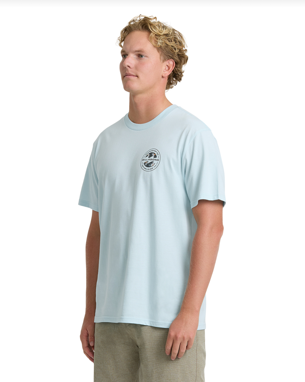 Billabong Hollow Premium SS T-Shirt Coastal Blue