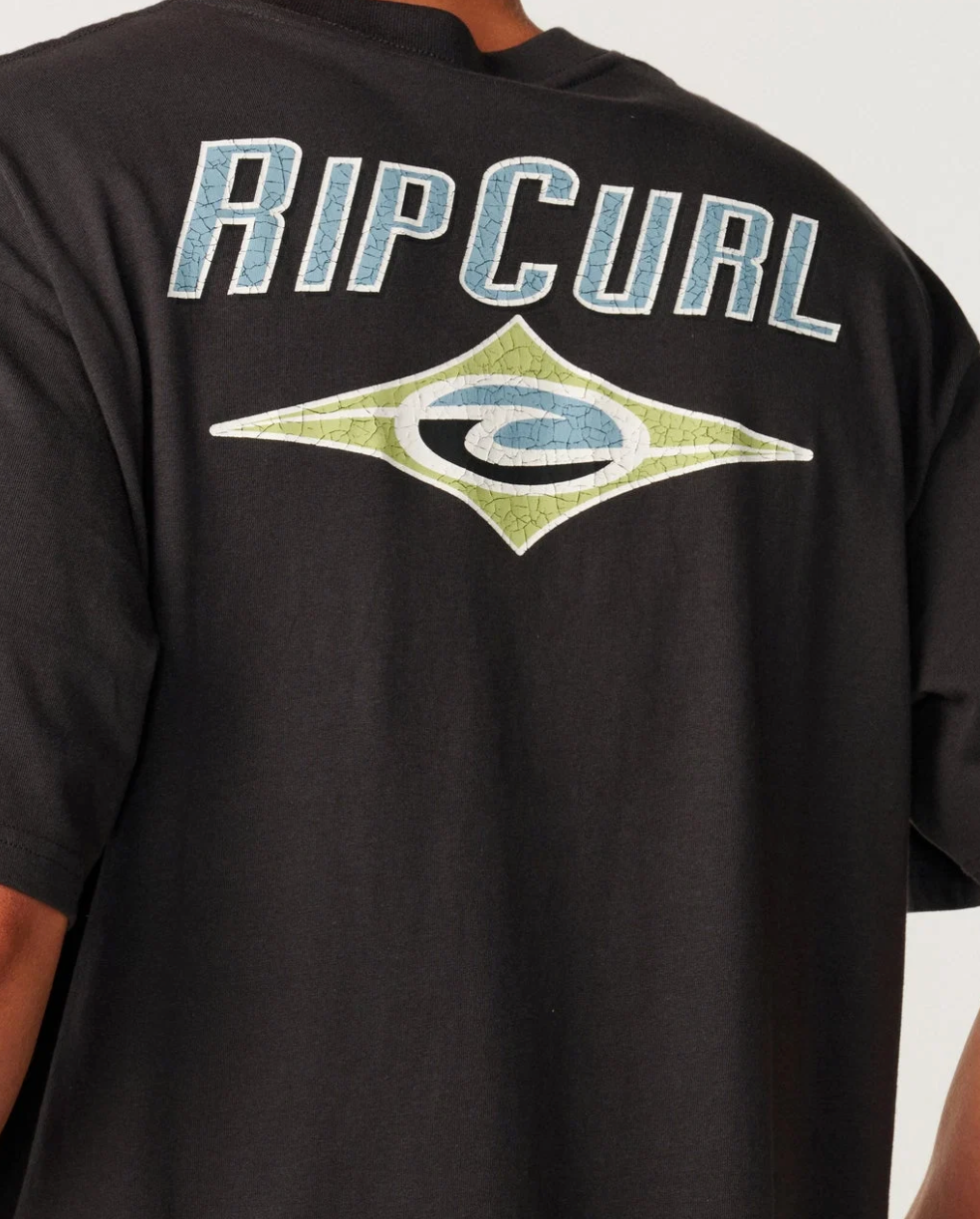 Ripcurl Heritage Icon Tee Washed Black