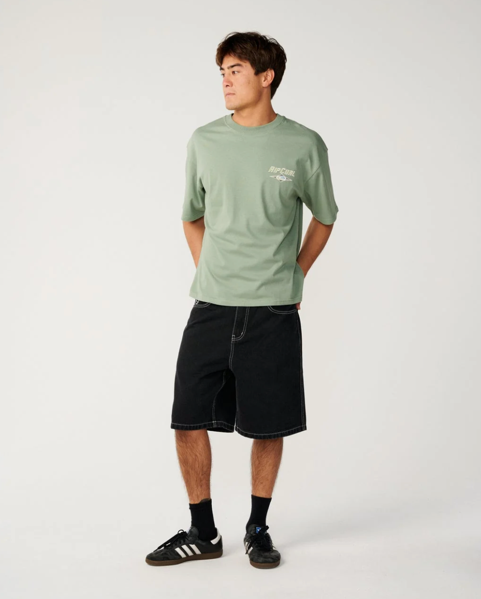 Ripcurl Nu Dose Denim 22" Walkshort Black