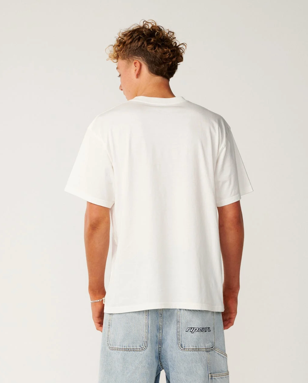 Ripcurl Classic Surf Wash Loose Tee White