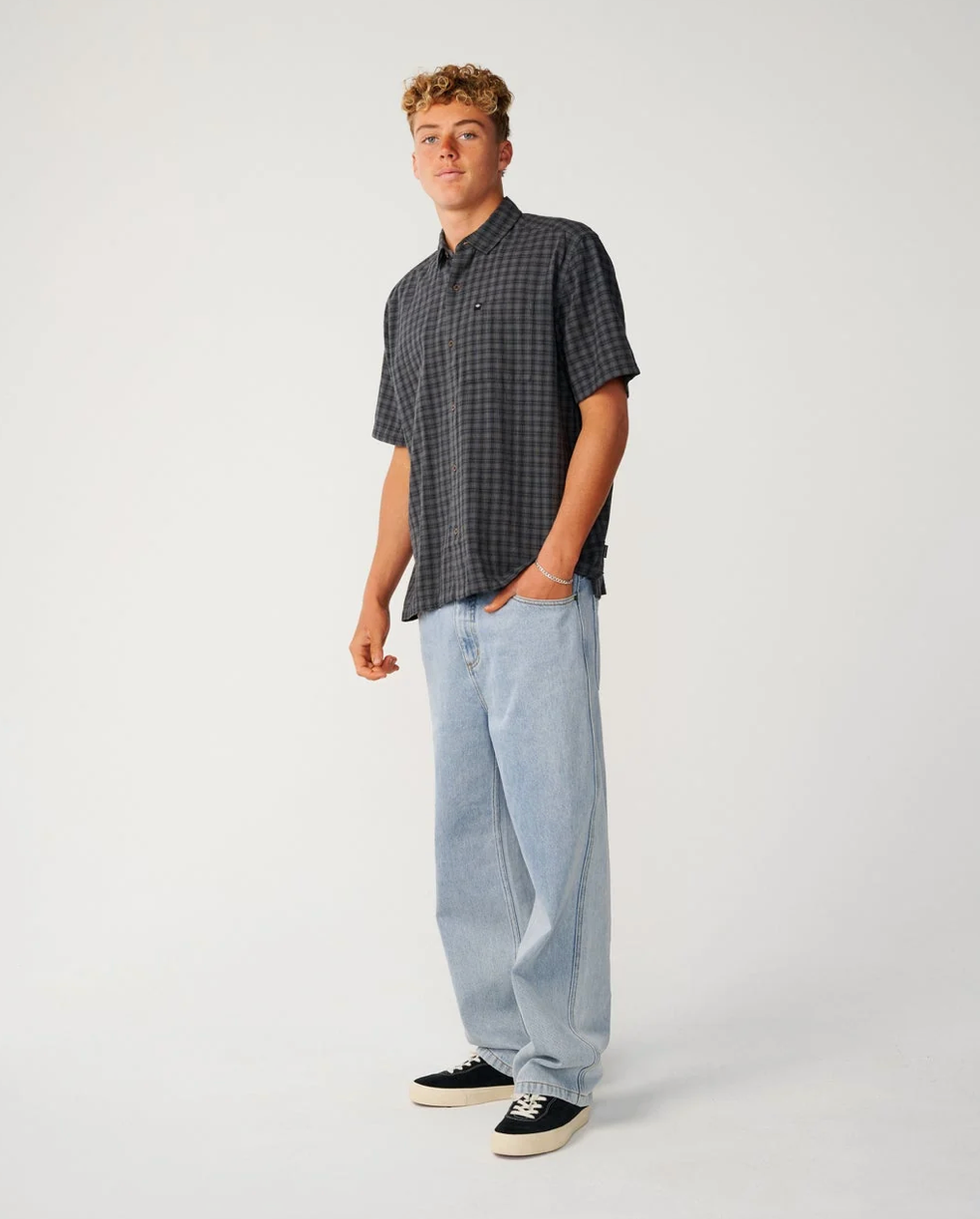Ripcurl Classic Surf Check SS Shirt Black