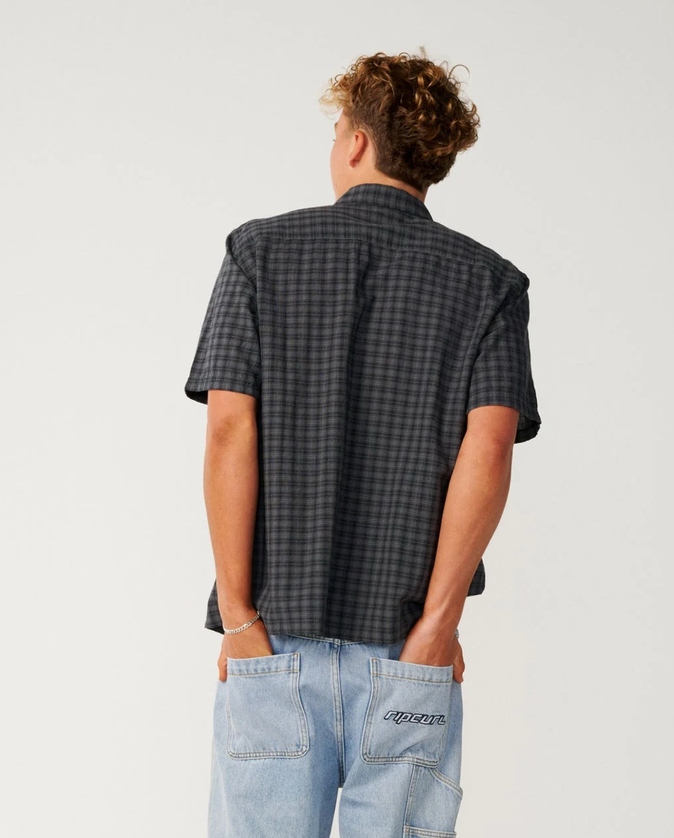 Ripcurl Classic Surf Check SS Shirt Black