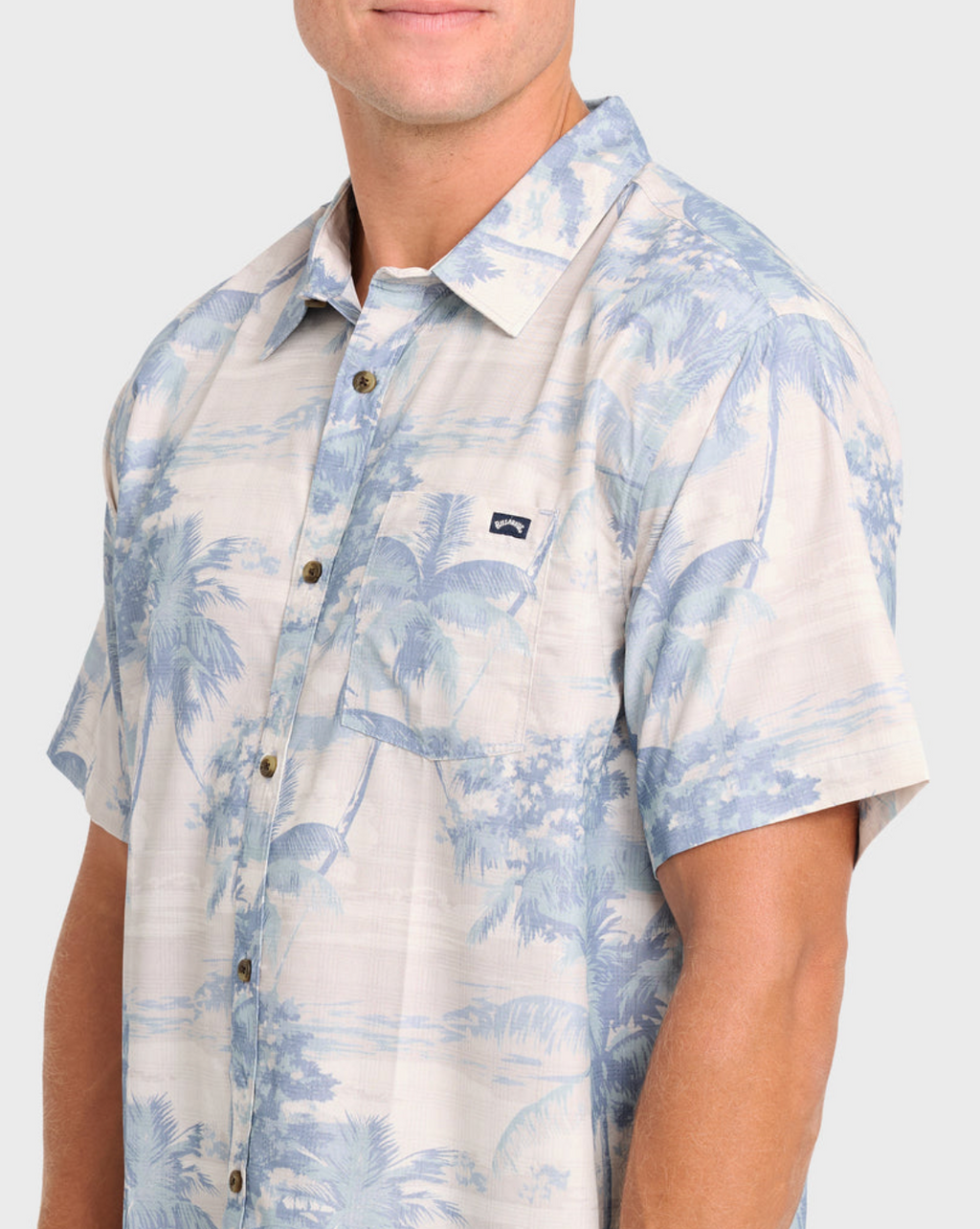 Billabong Sundays Lounge SS Shirt Blue Haze