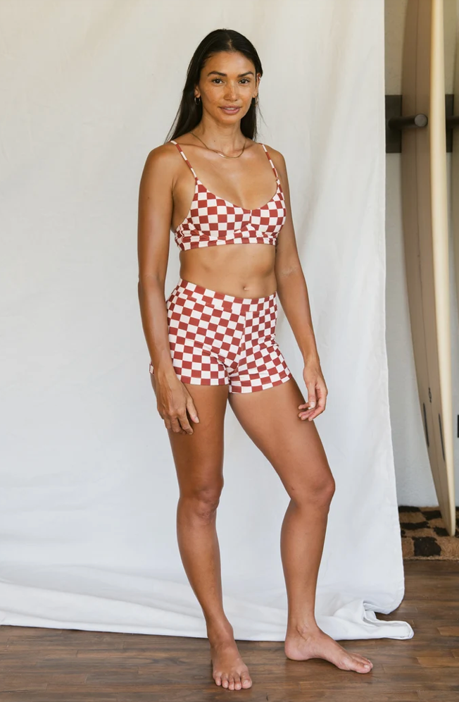 September Josie Boyshorts Marfa Check Print