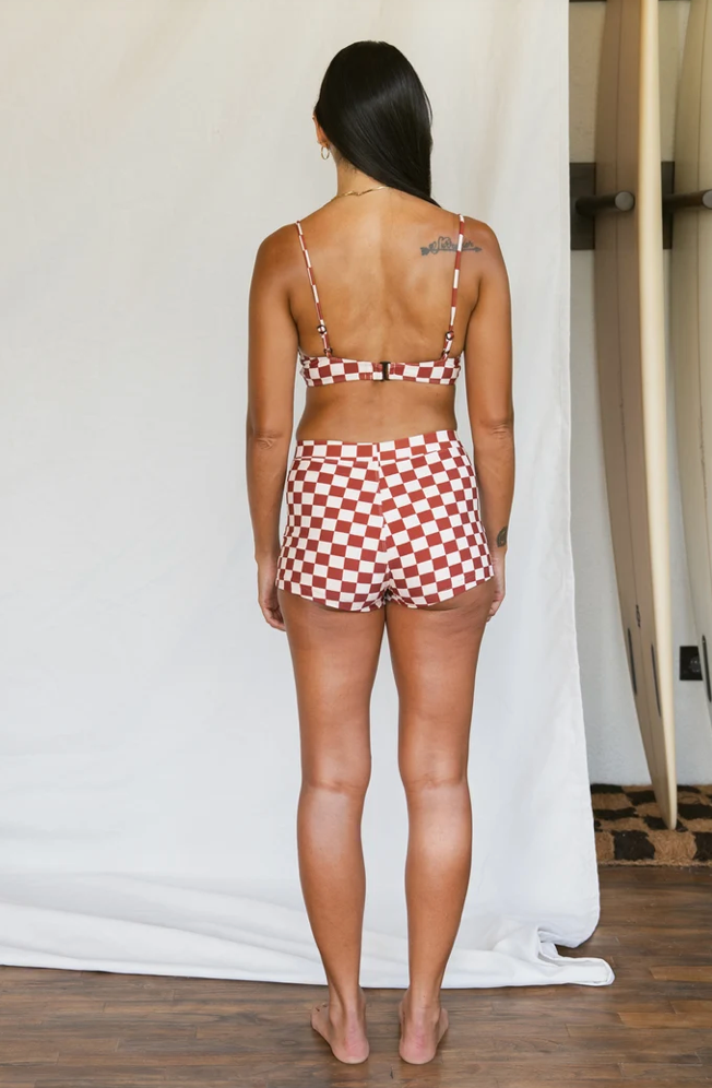 September Josie Boyshorts Marfa Check Print