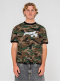 RUSTY RAMBO RINGER SHORT SLEEVE TEE