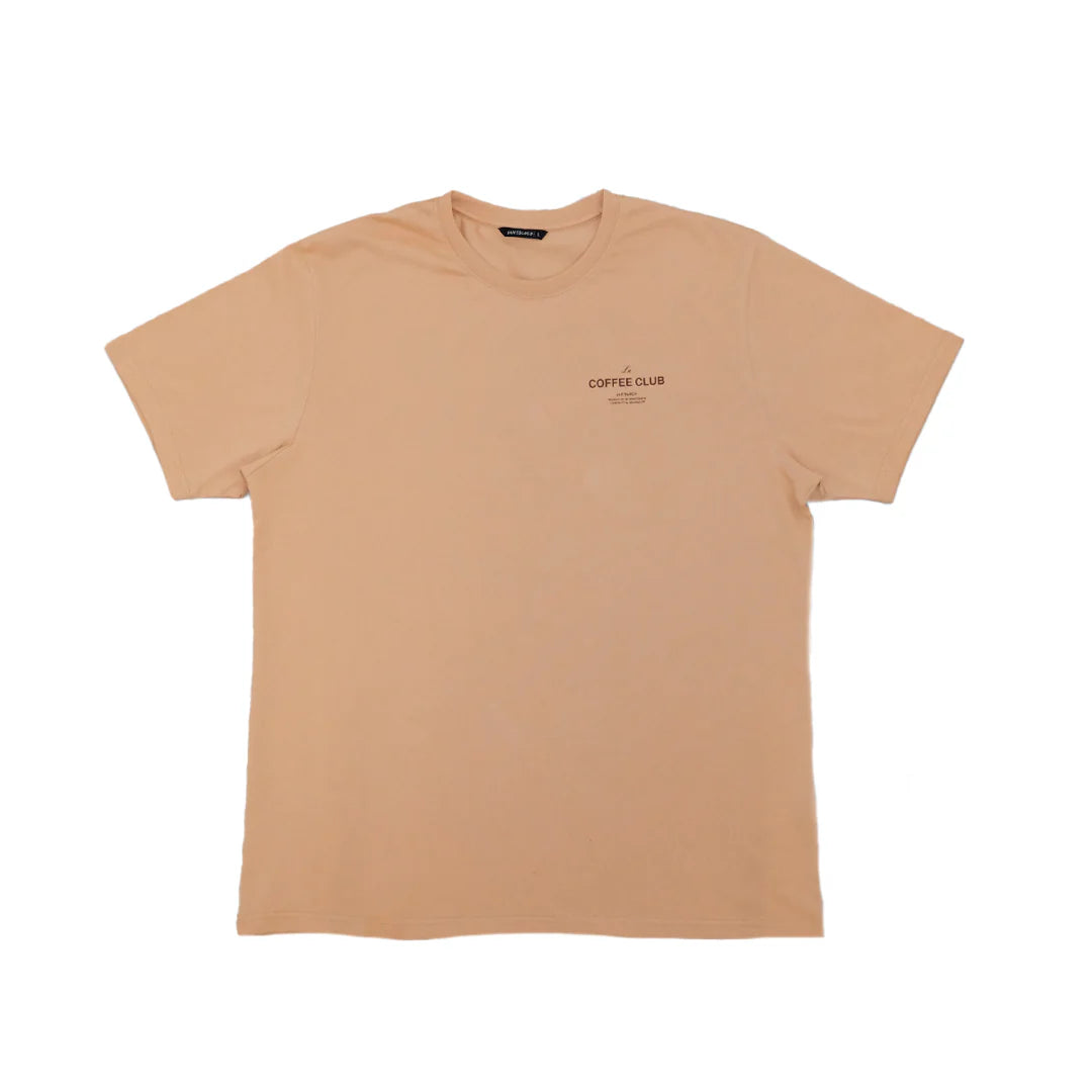 SantoLoco Le Coffee Club Shirt Dark Sand