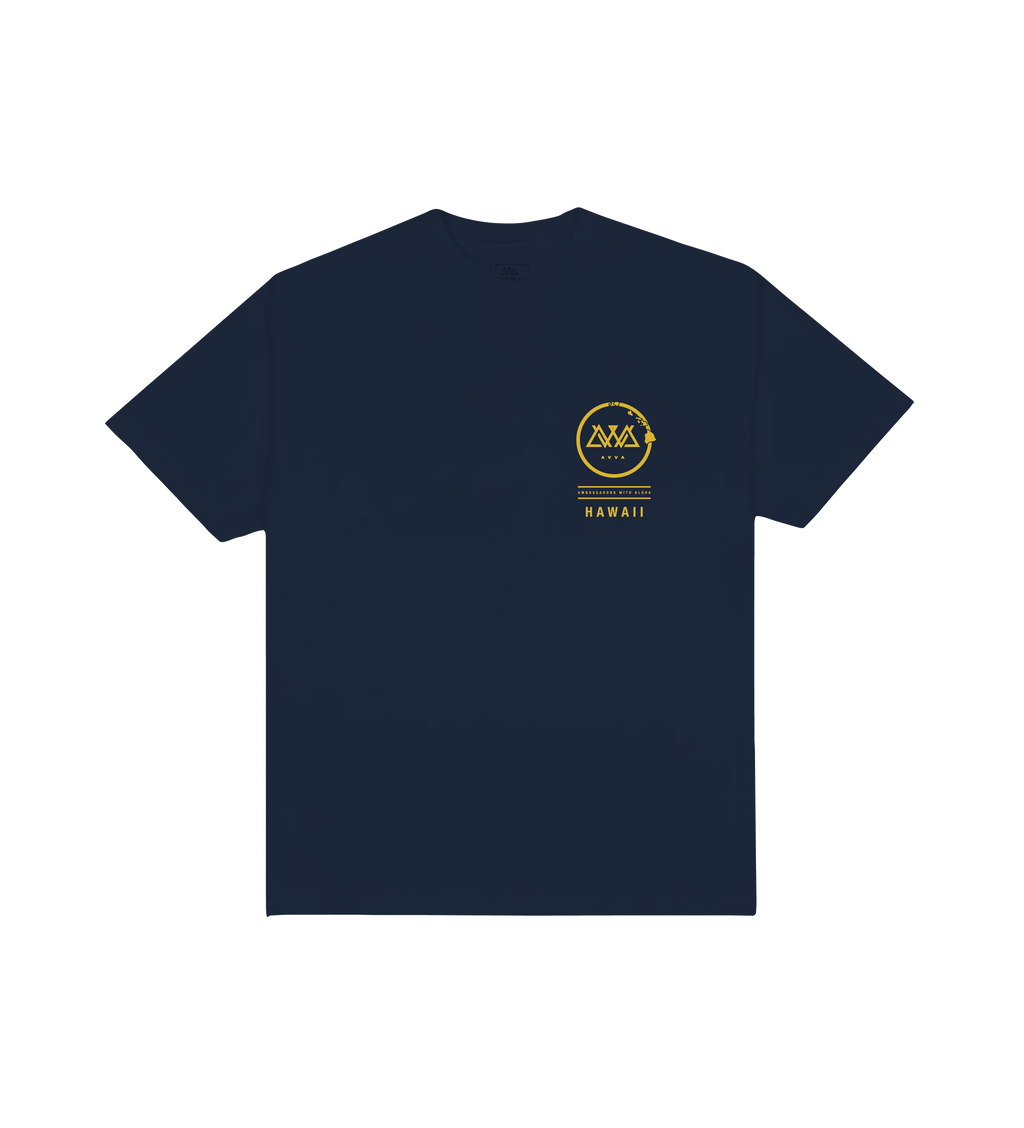 AVVA Island Time T-Shirt Navy