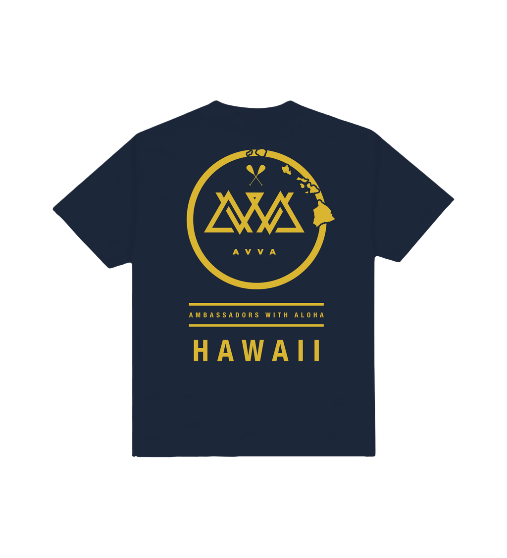 AVVA Island Time T-Shirt Navy