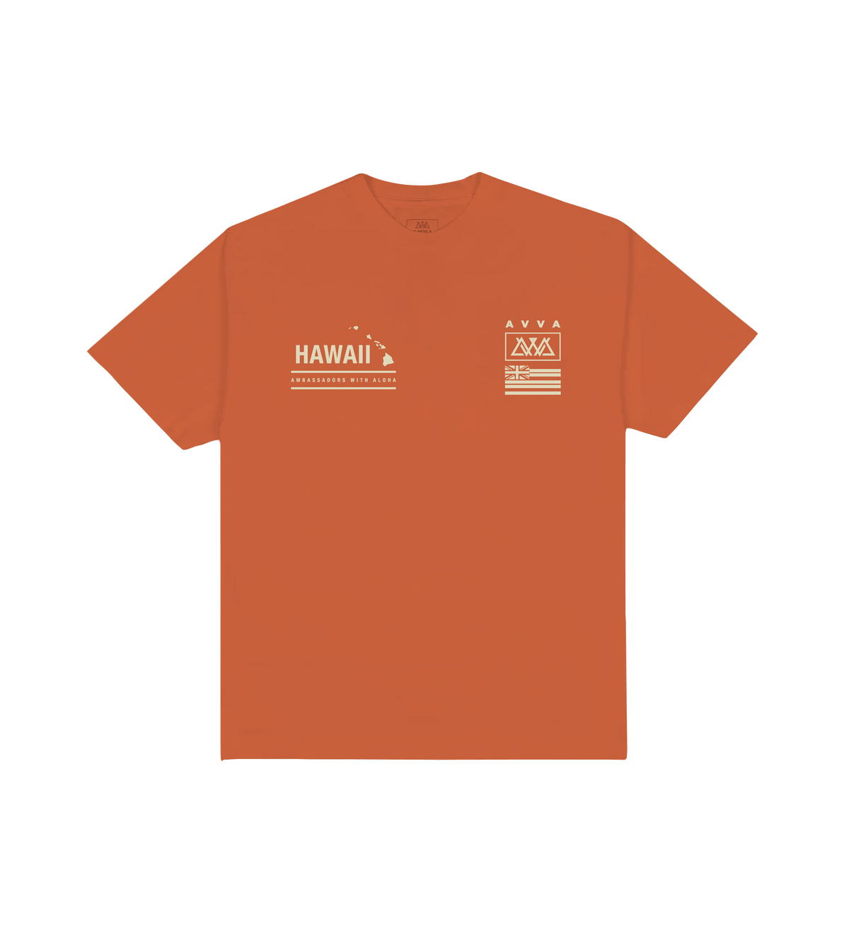 AVVA Team Hawaii T-Shirt Orange