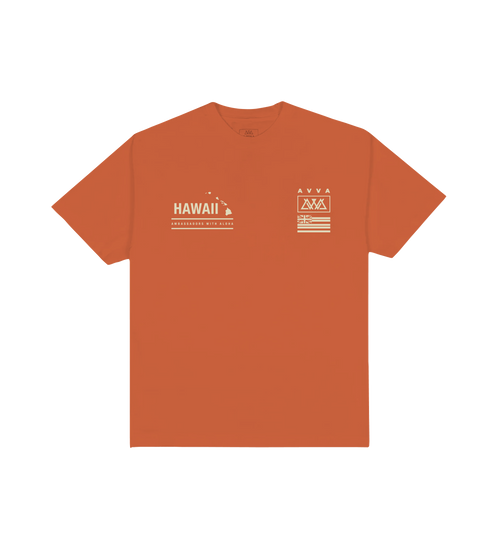 AVVA Team Hawaii T-Shirt Orange