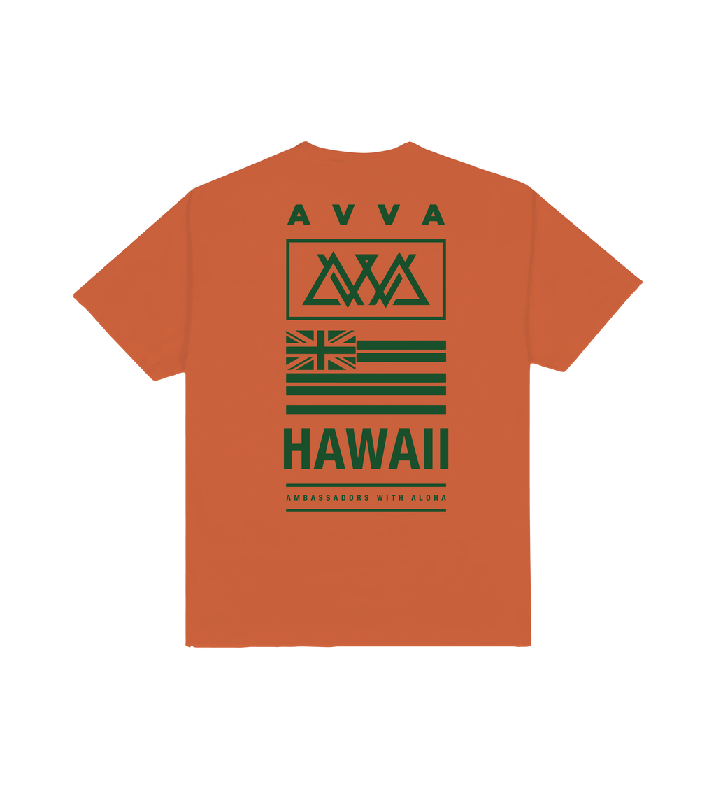 AVVA Team Hawaii T-Shirt Orange