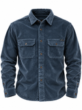 SantoLoco Bombazine Long Sleeve Shirt - Blue
