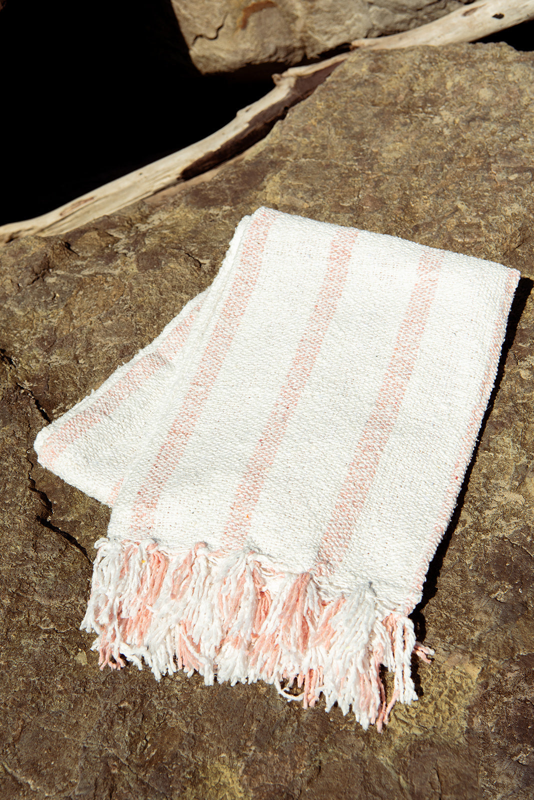 Sundream Riviera Pink Stripe throw