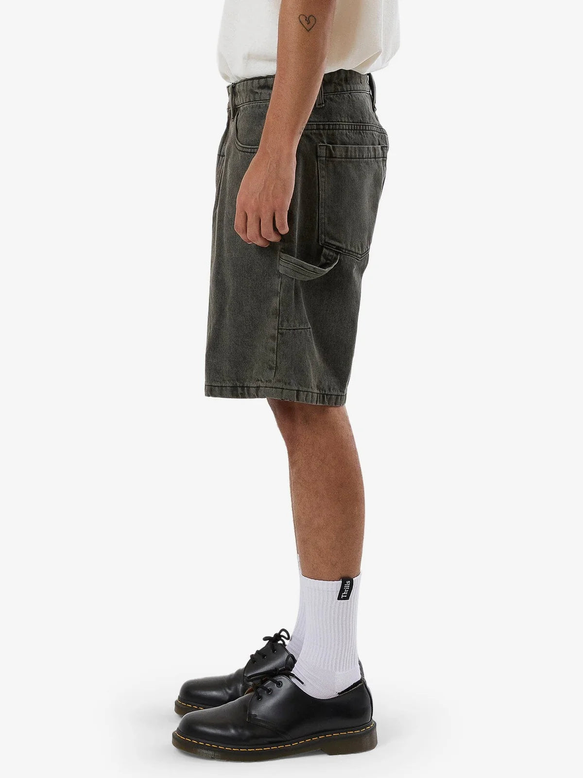 Thrills Slacker Denim Short - Tarmac