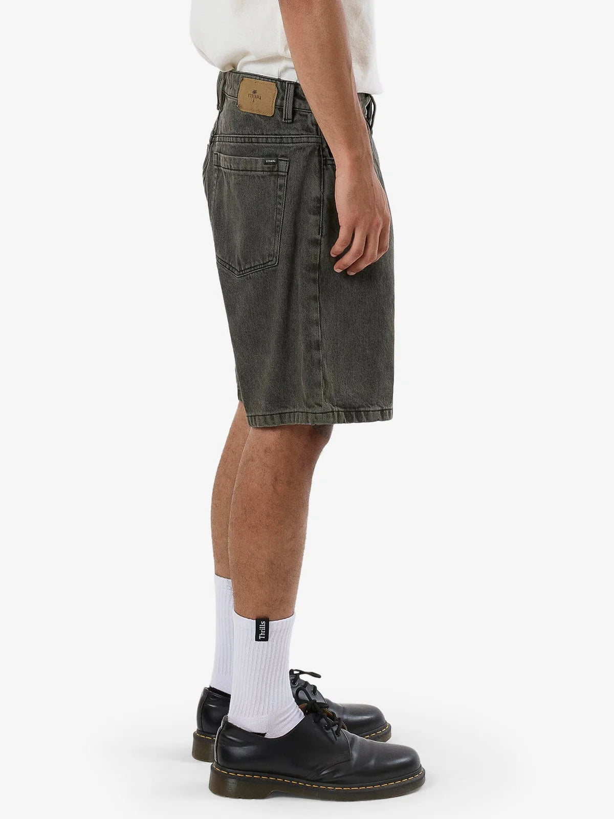 Thrills Slacker Denim Short - Tarmac