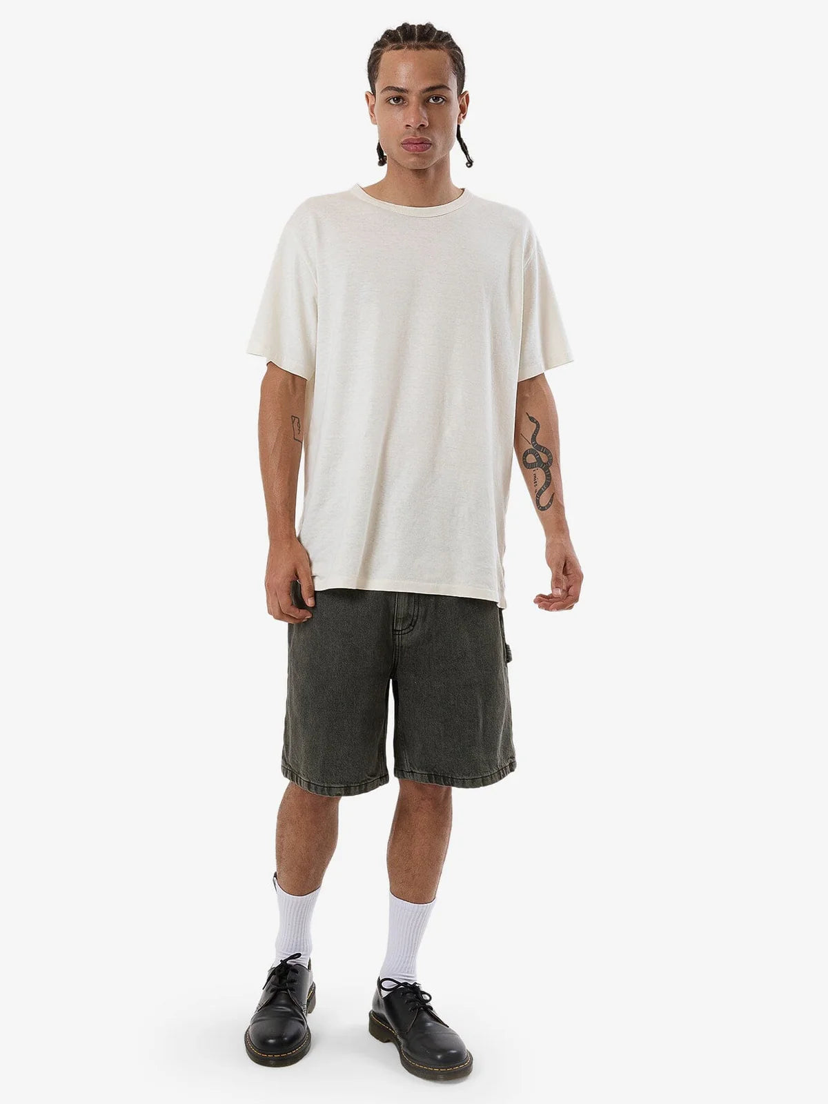 Thrills Slacker Denim Short - Tarmac