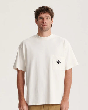 TCSS Scribble Pocket Tee Vintage White