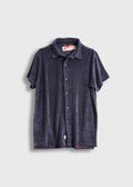 Iron & Resin Terry Shirt Navy