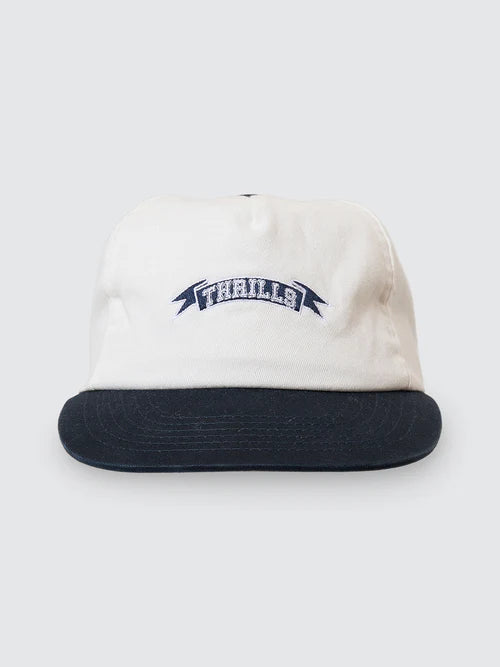 Thrills Penant 5 Panel Cap - Classic Blue