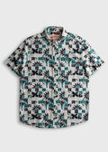 Iron & Resin Typo Surf Shirt Blue