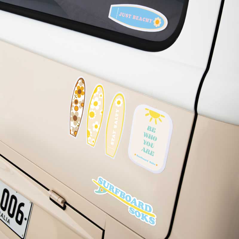 Surfboard Soks Stay Salty Surfboard Sticker