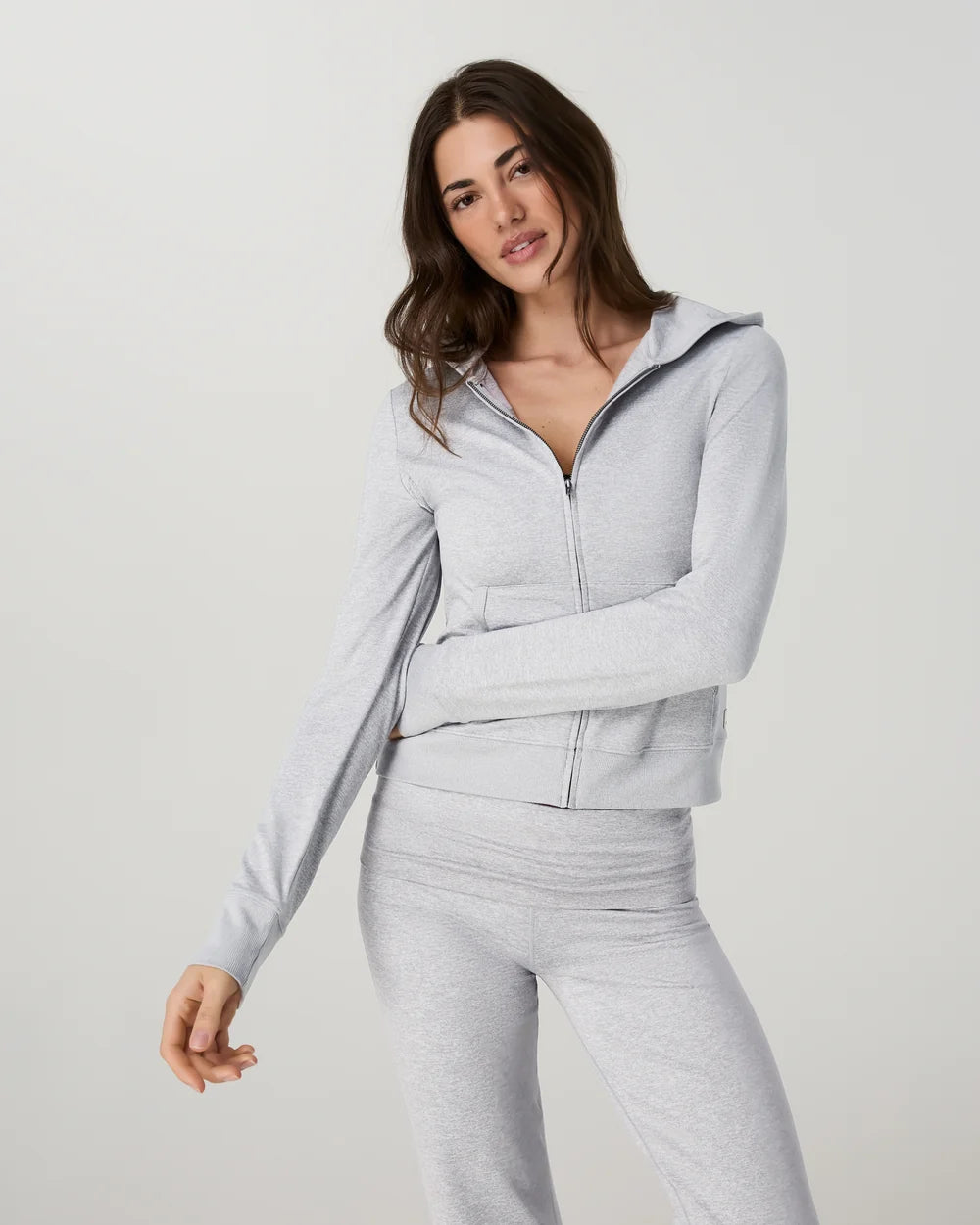 Vuori Halo FZ Mini Hoodie Heather