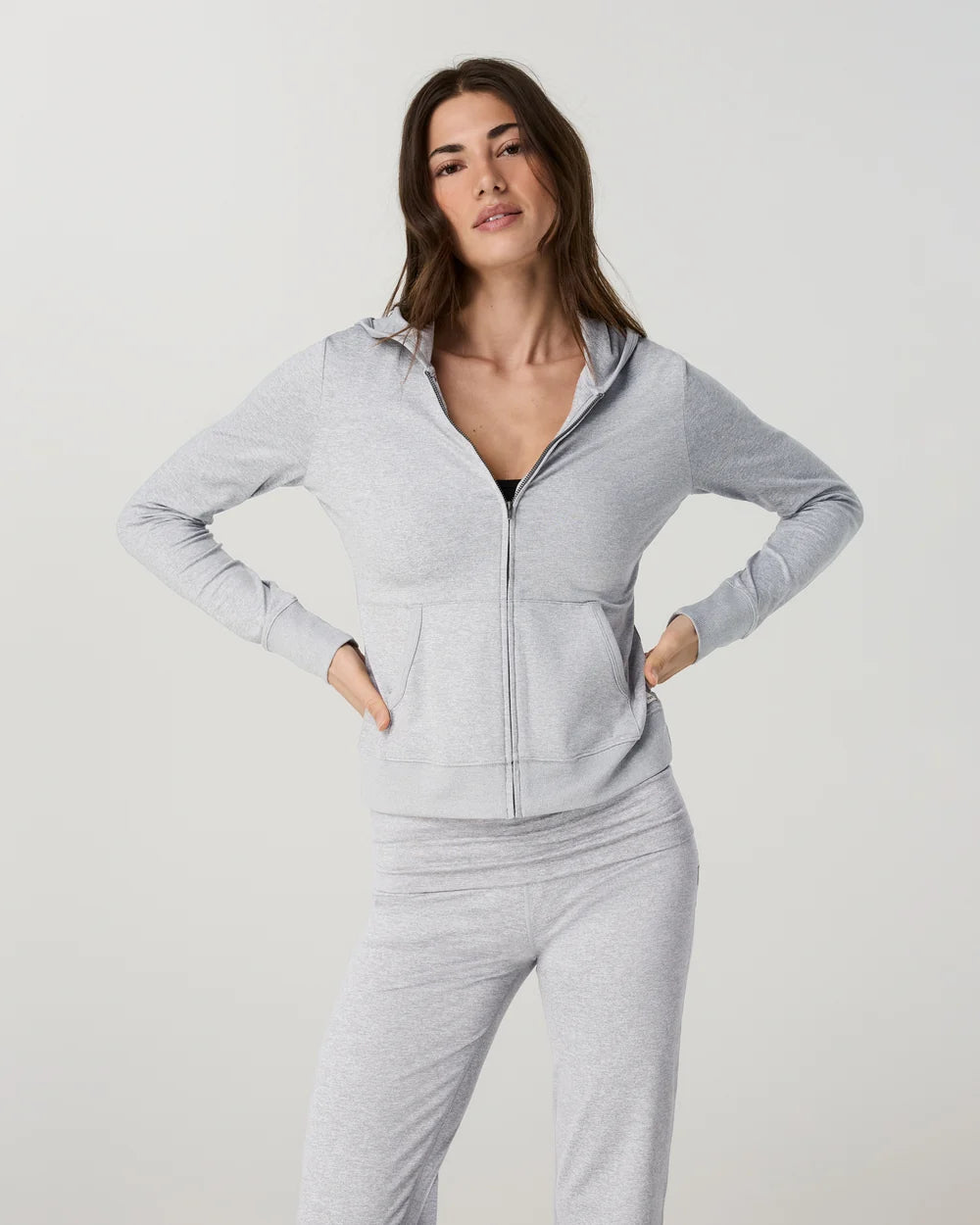 Vuori Halo FZ Mini Hoodie Heather