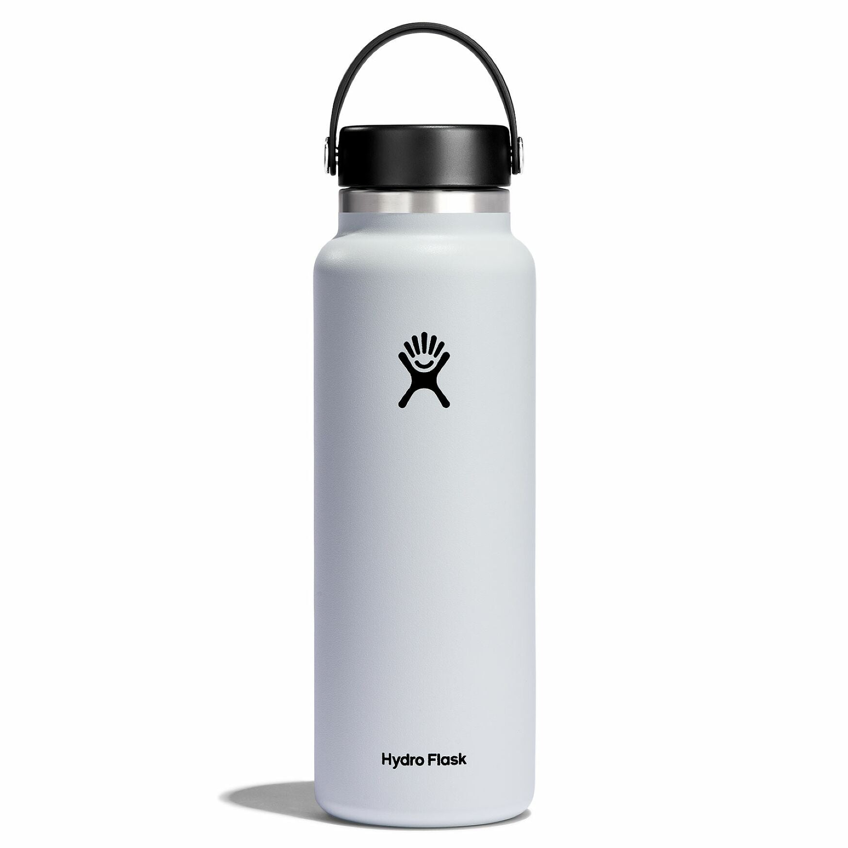 HydroFlask 40 oz Widemouth Flex Cap - White