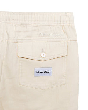 TCSS All Day Canvas Short Ecru