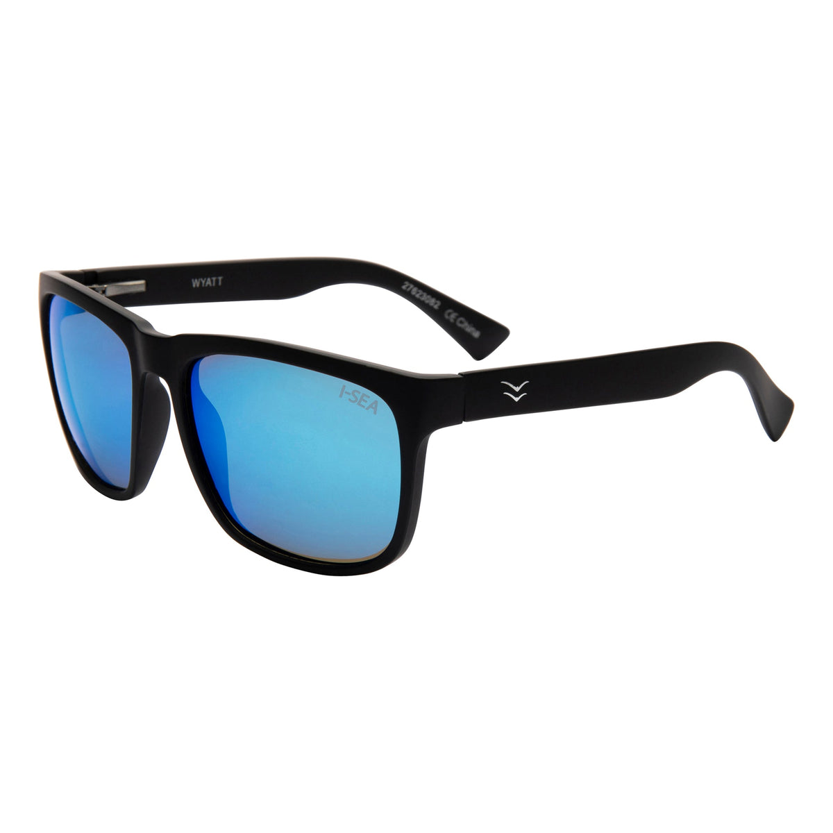 I-Sea Wyatt Black/Ice Blue Polarized side