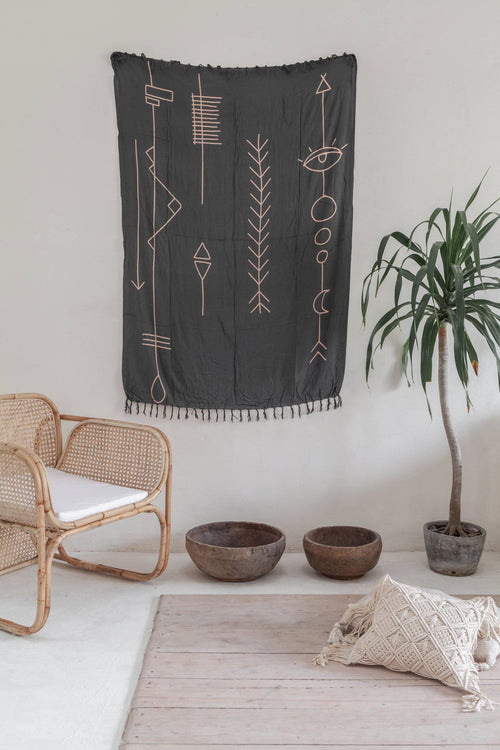 Abstract Tapestry: Dusty Rose