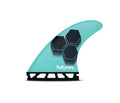 Futures AM1 Honeycomb Thruster Fins Teal/Navy - SantoLoco Hawaii