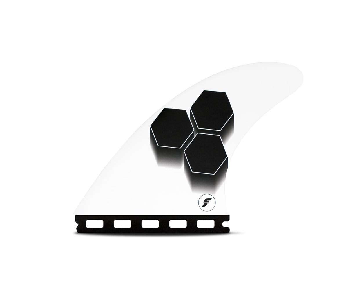 Futures AM2 HC Thruster Fin Black/White - SantoLoco Hawaii