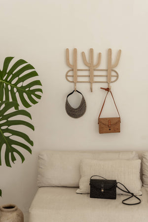 Rattan Sun Visor in Ombre: Amber