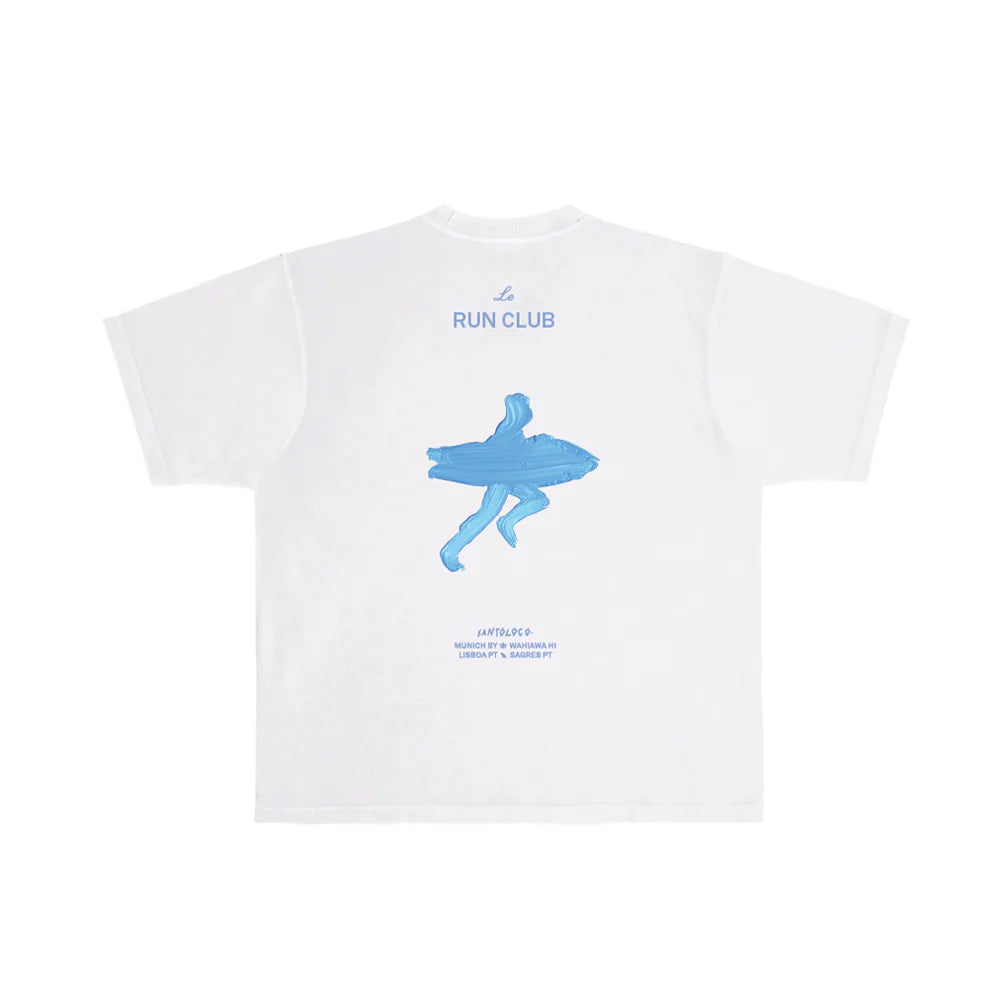 SantoLoco Run Club Shirt White