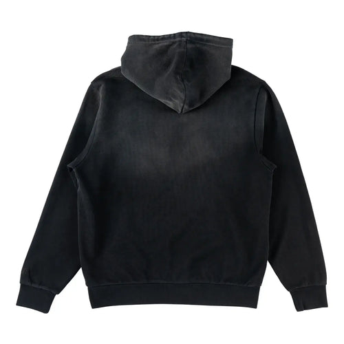 Bat Logo Sun-Fade Hoodie Black