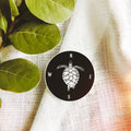 Sunny Weeks Mini "Turtle Compass" Sticker