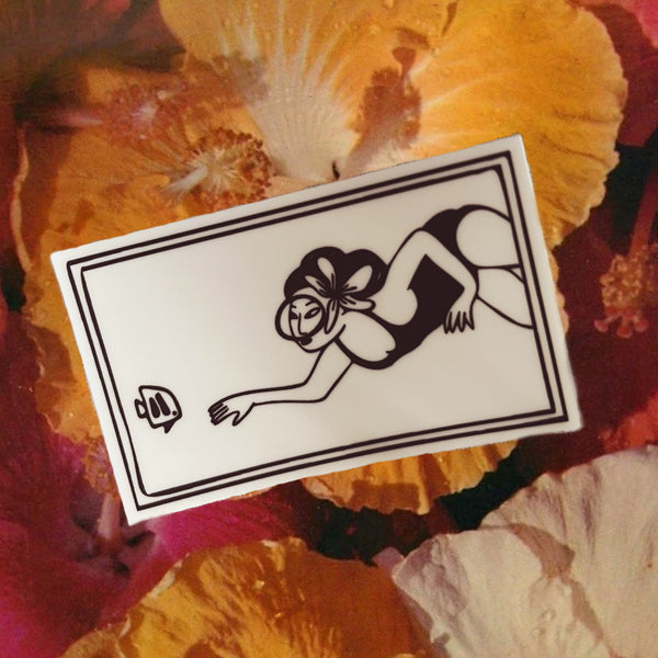 Wave Friend No. 1 Sticker
