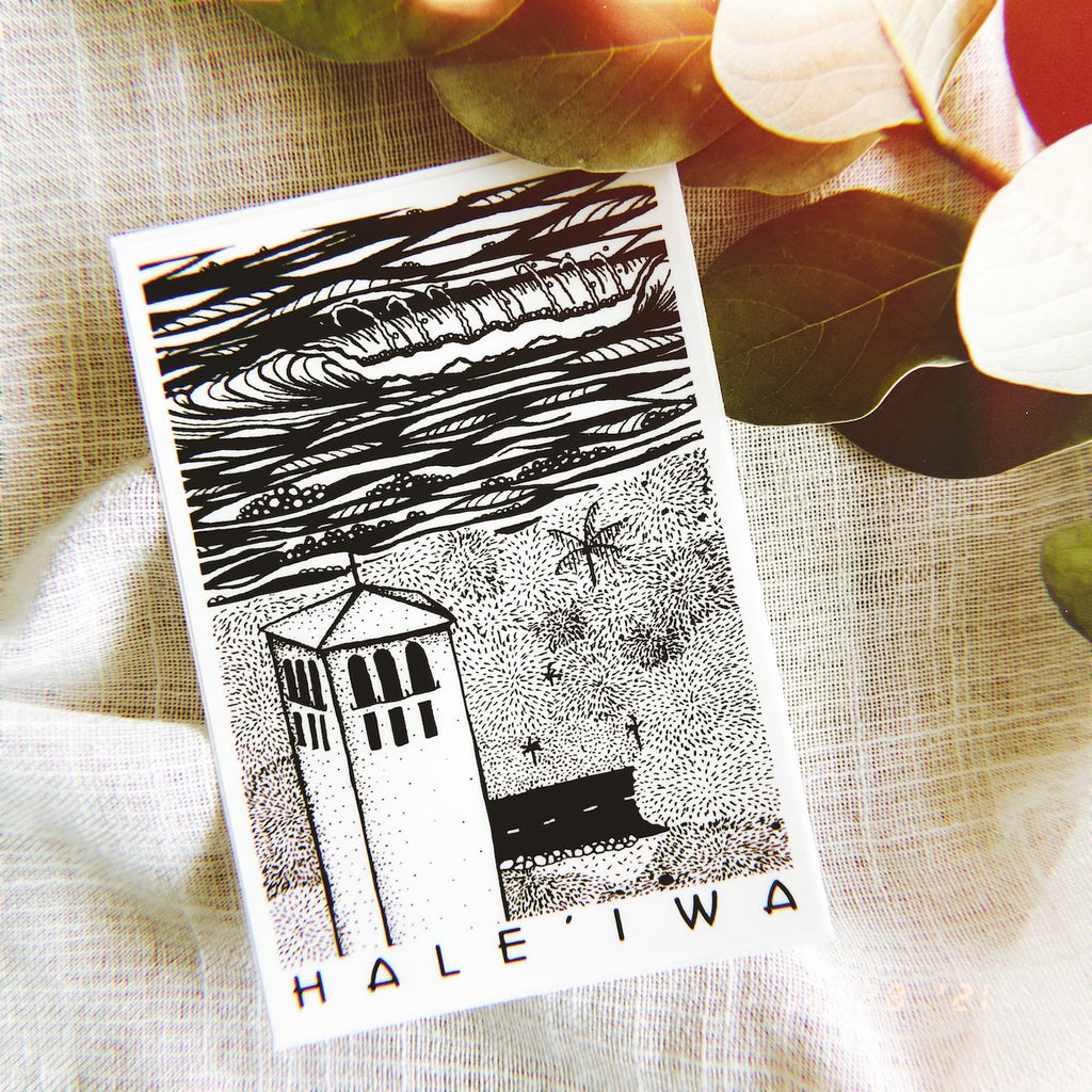 Sunny Weeks "Hale'iwa" Sticker