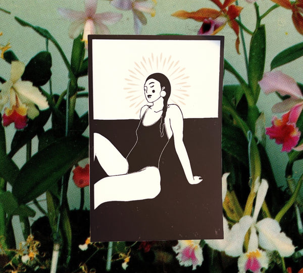 "Sunbather" Sticker