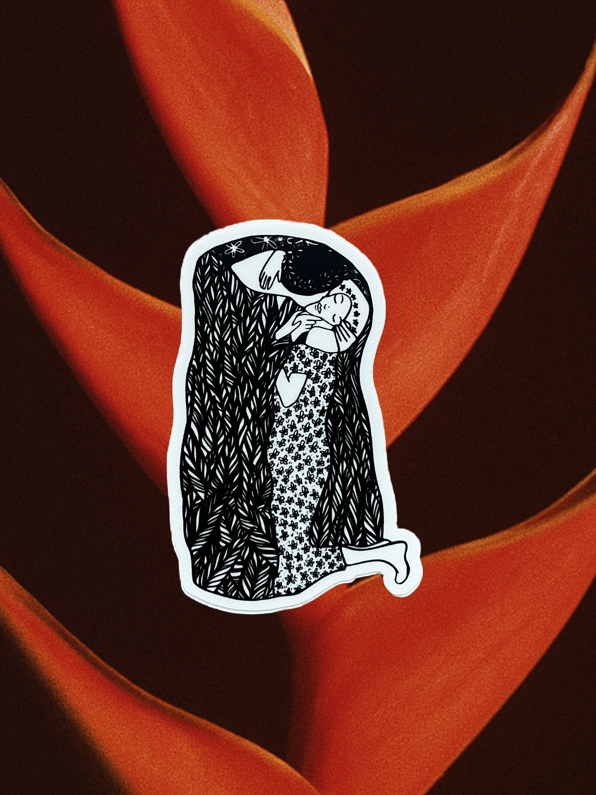 Sunny Weeks "The Kiss" Sticker