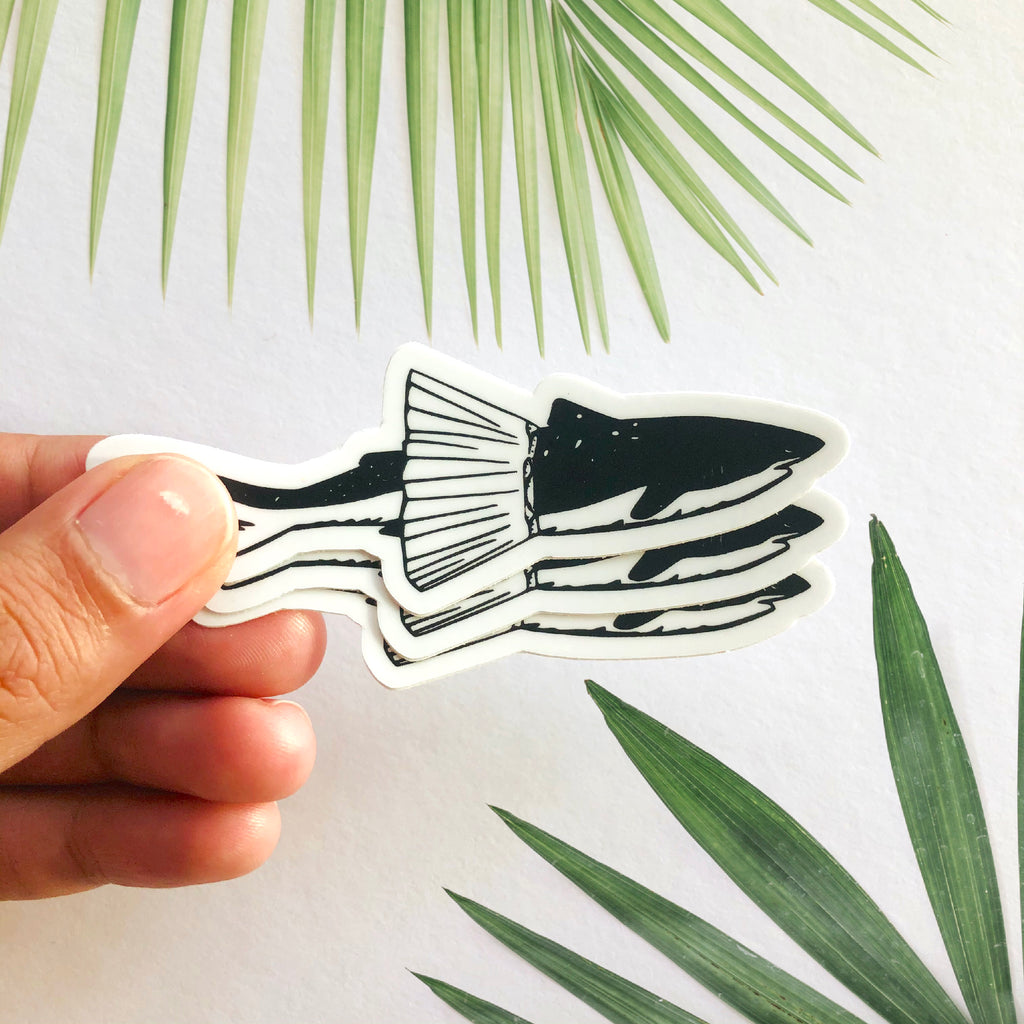 Sunny Weeks Mini "Tutu Shark" Sticker