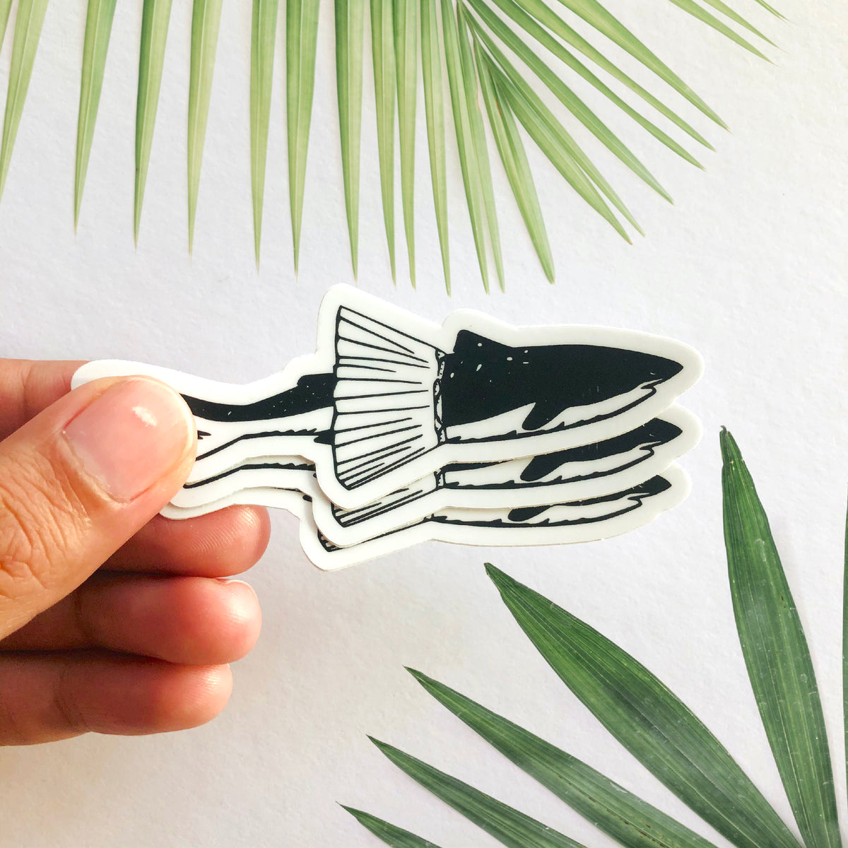 Sunny Weeks Mini "Tutu Shark" Sticker