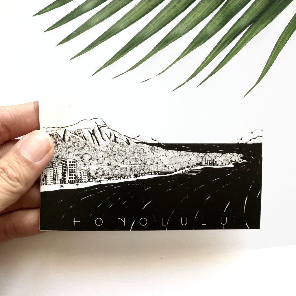 Sunny Weeks "Honolulu" Sticker