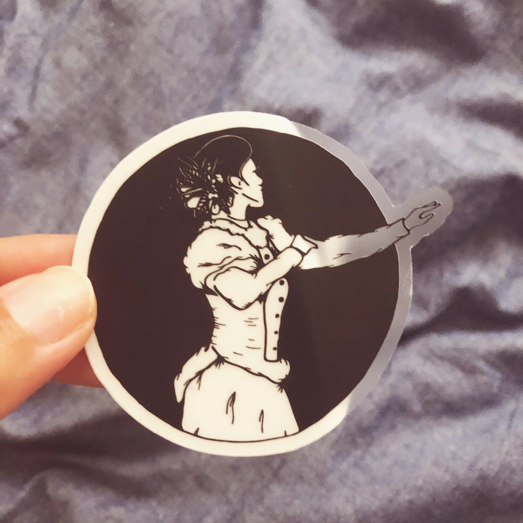 Sunny Weeks Clear "Family Circle" Sticker