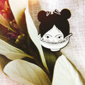 Sunny Weeks Noodle Girl Enamel Pin